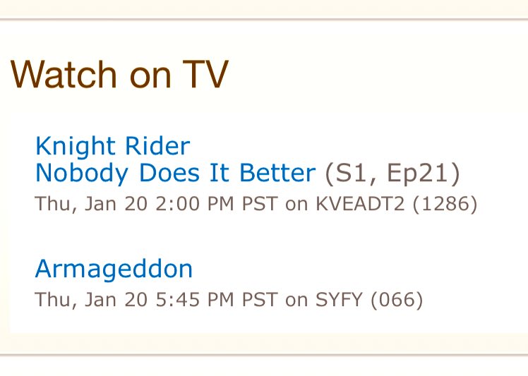 MarshallRTeague's tweet photo. #TBT #ThrowBACKTeagueDay
oh yeeeAAAH
this IS how we do it
Check It Out๐
#KnightRider Ep #NObodyDoesItBetter on @TVPassport @TeleXitos
& you #DontWantToMissAThing
in #Armaggeddon ..itโs ON @SYFY
TY @SabineSbine ๐ https://t.co/XqonBHHkHP