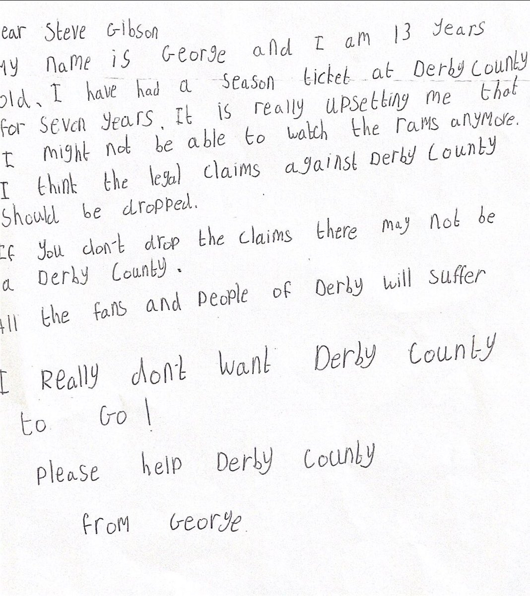 MATTP81's tweet image. #DCFC @EFL @EFL_Comms  @Boro @wwfcofficial  Dear All. Please see this letter. Regards George. #dcfcfans