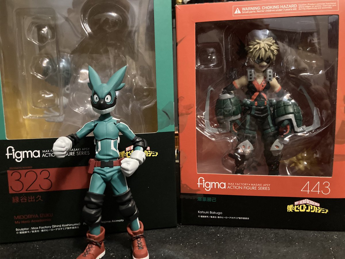 TheyAreNotDolls's tweet photo. Practically giving shit away sale 1 of 3:
Revoltech woody (used) $45+ship
Figma Deku (used) $55+ ship 
Figma Bakugo (broken) $35+ ship
PayPal F&amp;F only https://t.co/XSuXm2V99Z