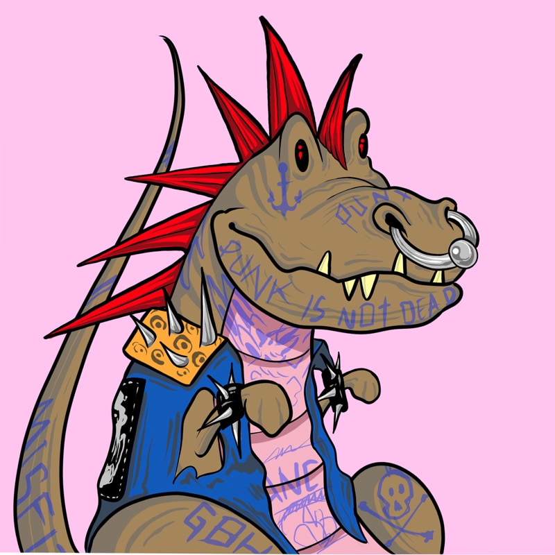 drninenft's tweet photo. @stickytoffita Check my series! Punk Rex! https://t.co/8phmNiKSSm