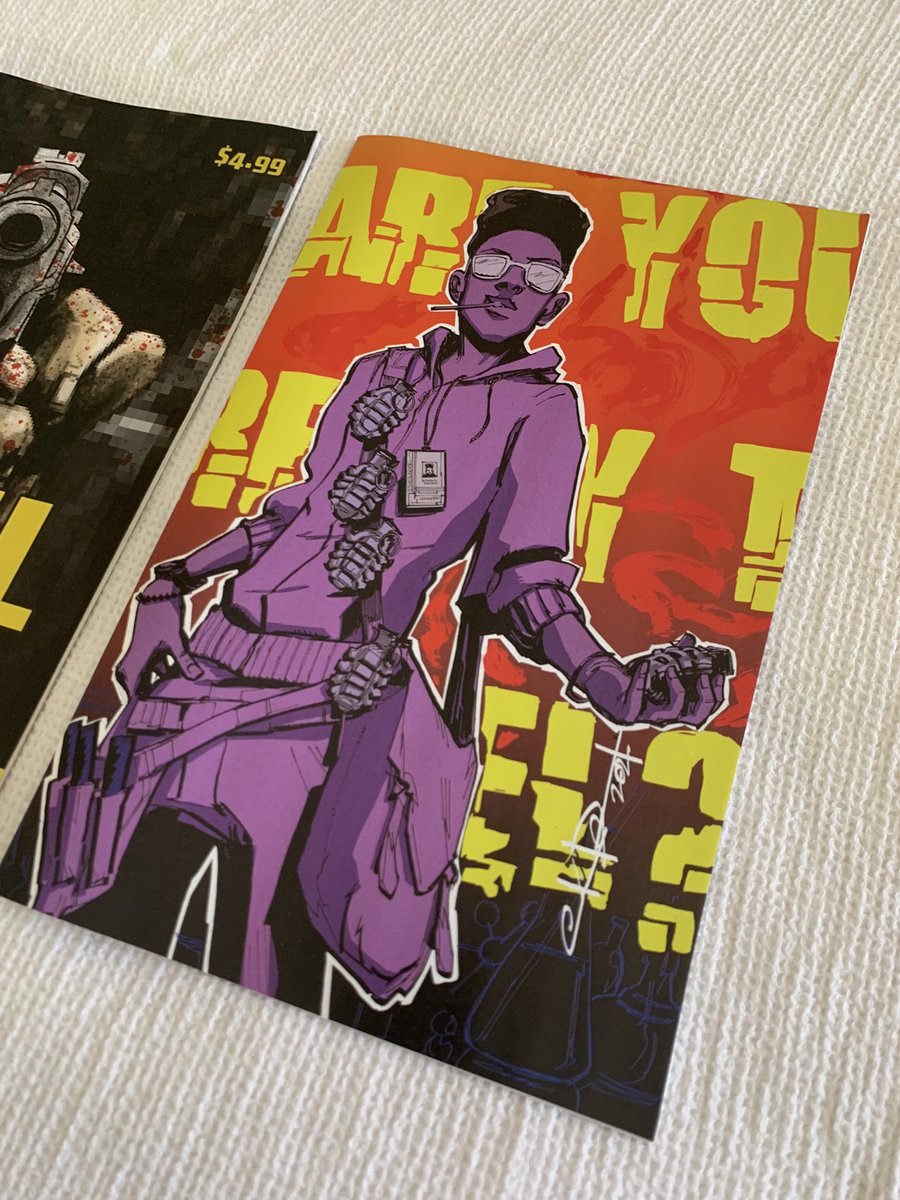 BlissonTap1's tweet photo. Fresh off the press and hitting shops next week 1/26/22 🔫 #duel
#comicbook #blissontap #newcomicbooks https://t.co/QfTEqzNHxr