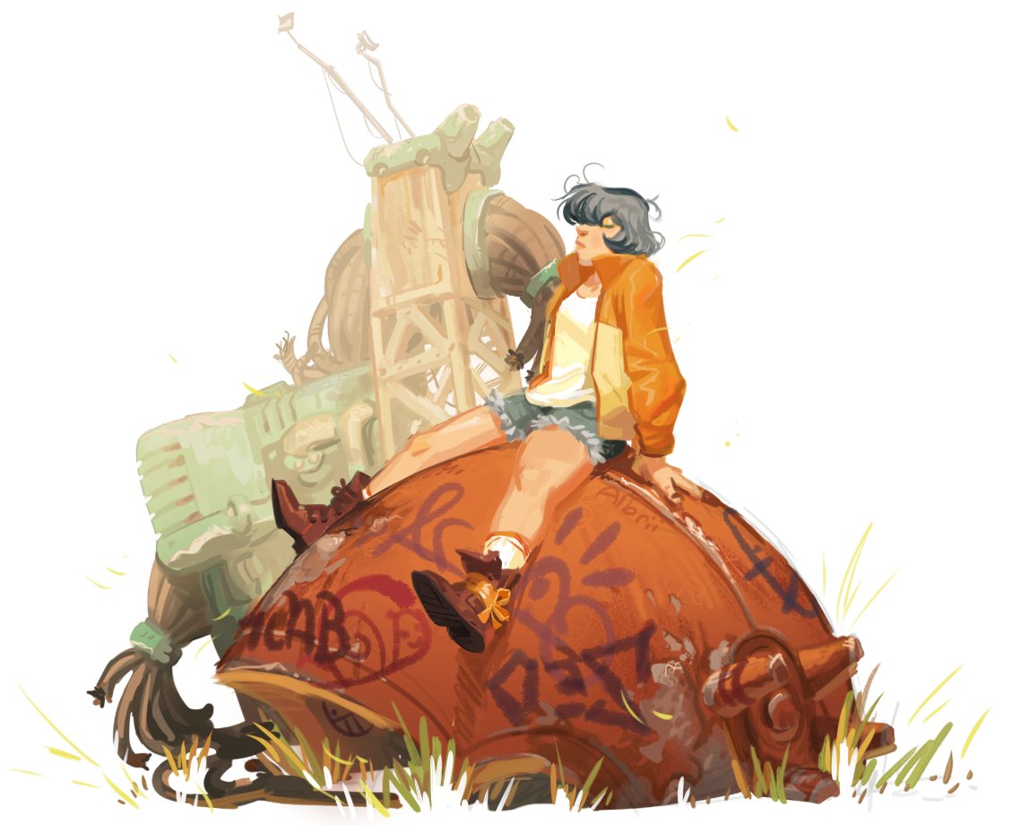 Albriio's tweet image. chill vibes &amp;amp; abandoned machinery baybeee