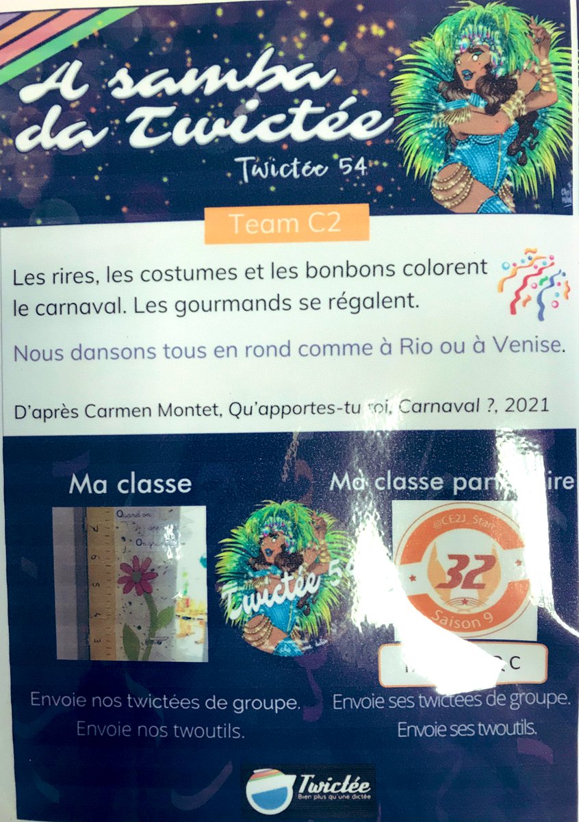 La #Twictee54 débute! Nous sommes ravis de partir à la découverte de Montréal, @CE2J_Stan Nous avons observé le planisphère .... quel voyage pour cette #samba <a href="/TwicteeOfficiel/">TwictéeOfficiel</a>