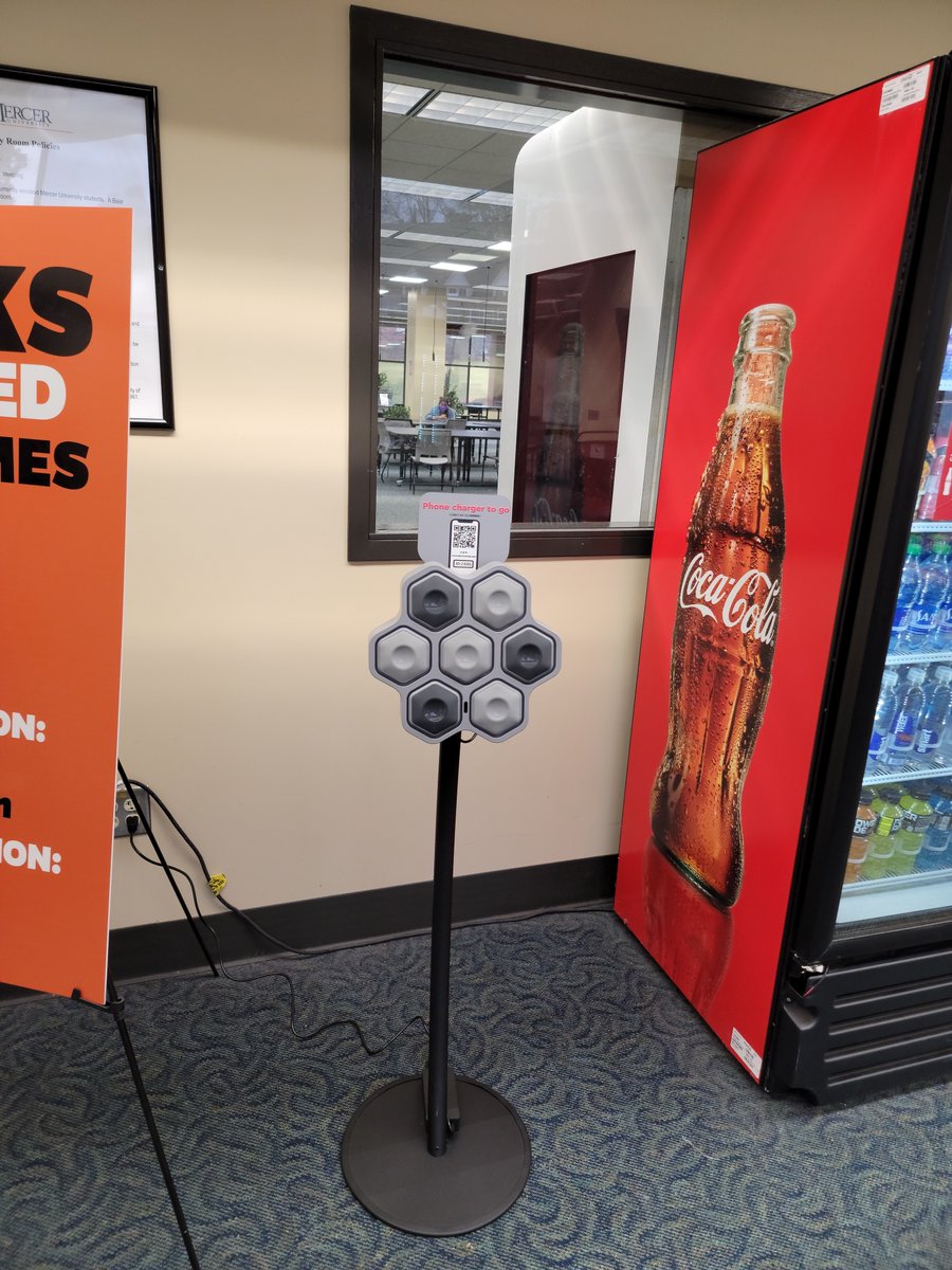 electrontogo's tweet photo. New installation! Get Electron at one of the four locations at @MercerYou https://t.co/wwY29M9ugT