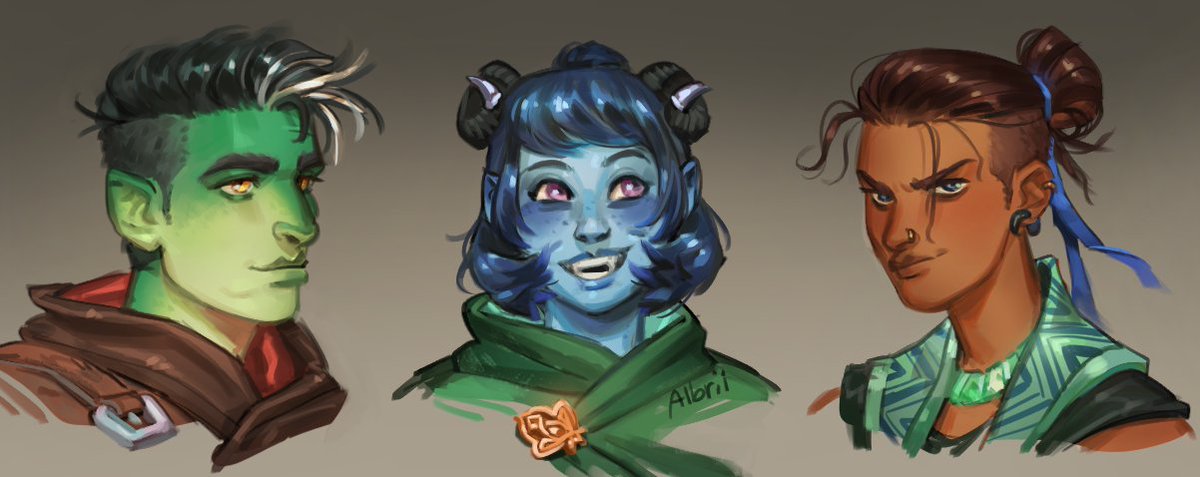 Albriio's tweet image. some stuff from when i started my #CriticalRole campaign 2 rewatch #criticalrolefanart