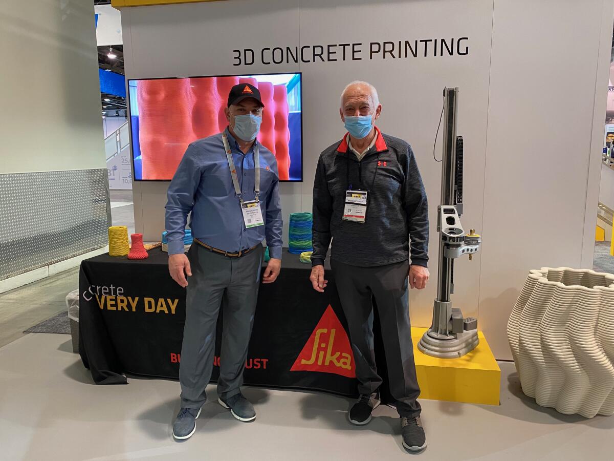 AppliedTesting's tweet image. World of Concrete 2022 - day 3: we visited Sika 3D Concrete Printing booth
@Sika_USA #WOC22 #WorldofConcrete #WorldOfConcrete2022
