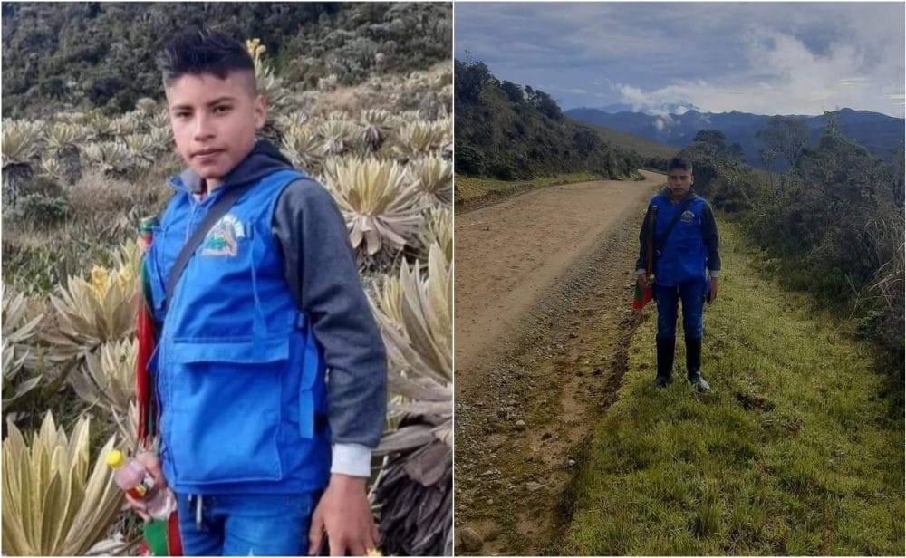 alter_pirata1's tweet photo. El 14/1 fue asesinado a balazos en Colombia Breiner Cucuñame, de 14 años, ecologista y defensor del medio ambiente.
En algunos países defender la tierra y el medio ambiente significa casi una muerte segura. En el resto ser perseguido judicialmente o apartado y arruinado https://t.co/4ZjY966Ftd