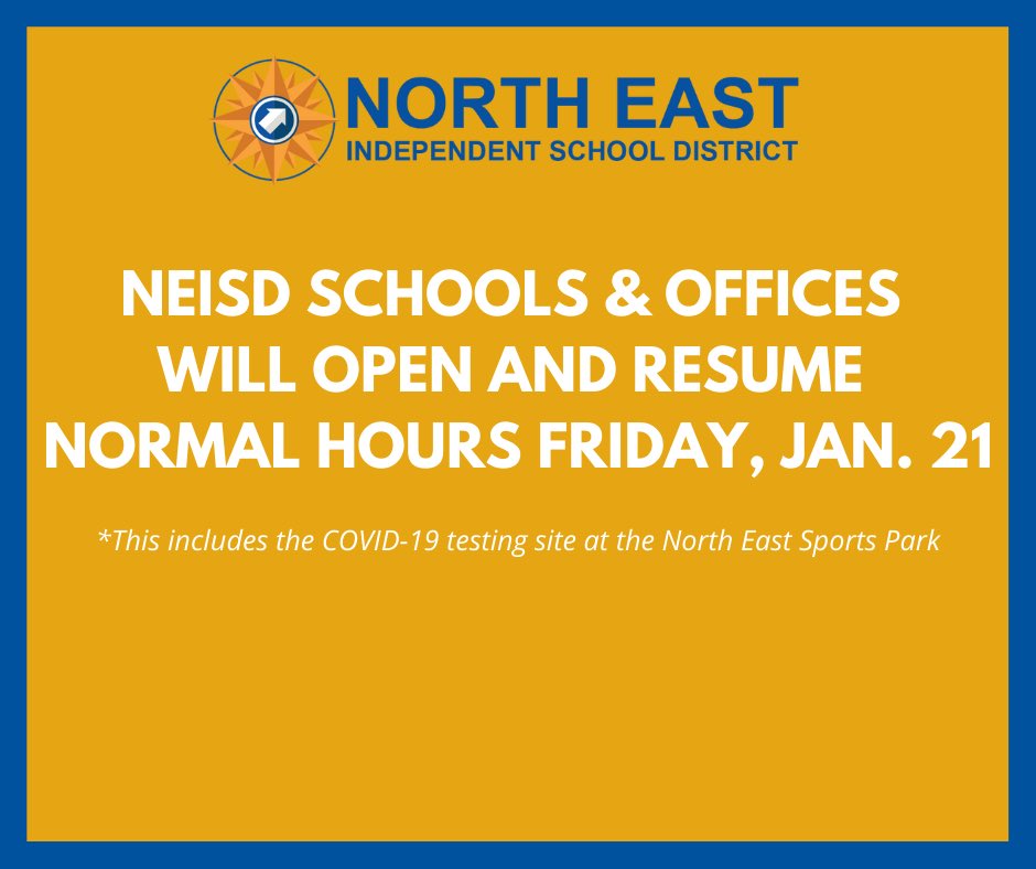 North East ISD tweet media