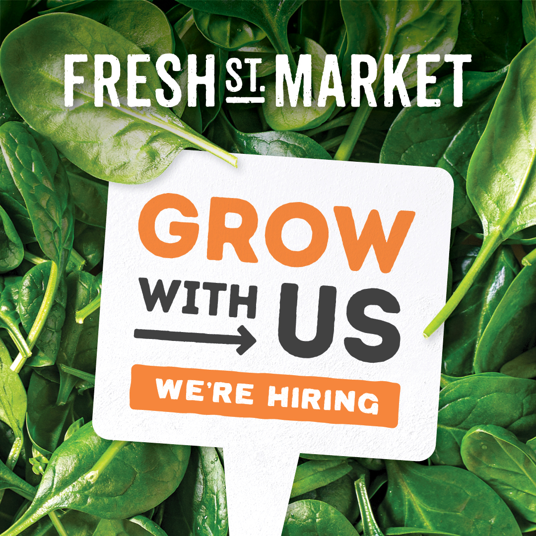 Looking for a fresh start? Join our team! Visit freshstmarket.com/careers for more details