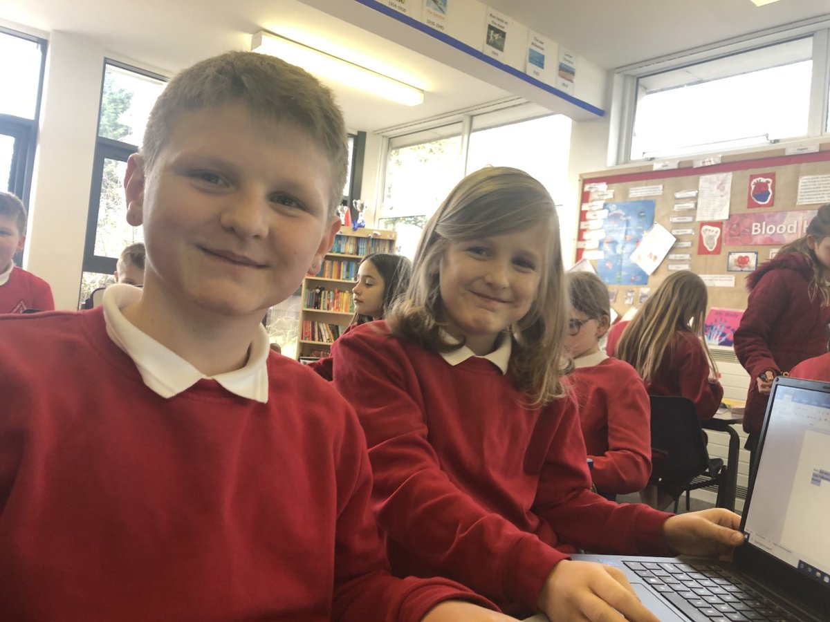 McoakMrs's tweet photo. Watch out for these two budding authors in Year 6! They are currently working on a series of stories based on a hilarious character called #BellyMan
@olos_armthorpe 
#lovewriting https://t.co/8wIkBDPwm9