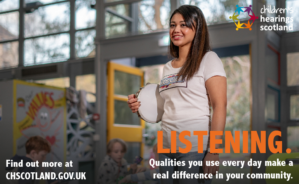 Did you know we hold a number of online and in-person Information Sessions for you to find out more us and the role of Panel Members? Find your area at the bottom of the page and email the Clerk to book a place. But quick! They are filling up fast! chscotland.gov.uk/volunteering-w…