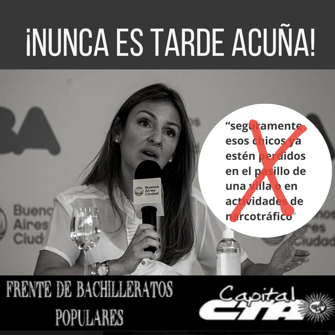 FBPcta's tweet photo. ¡NUNCA ES TARDE ACUÑA!
Comunicado 👉🏾https://t.co/ehNqqaX5C6
@Soledad_Acunia @EducacionBA https://t.co/9di80sWRSK