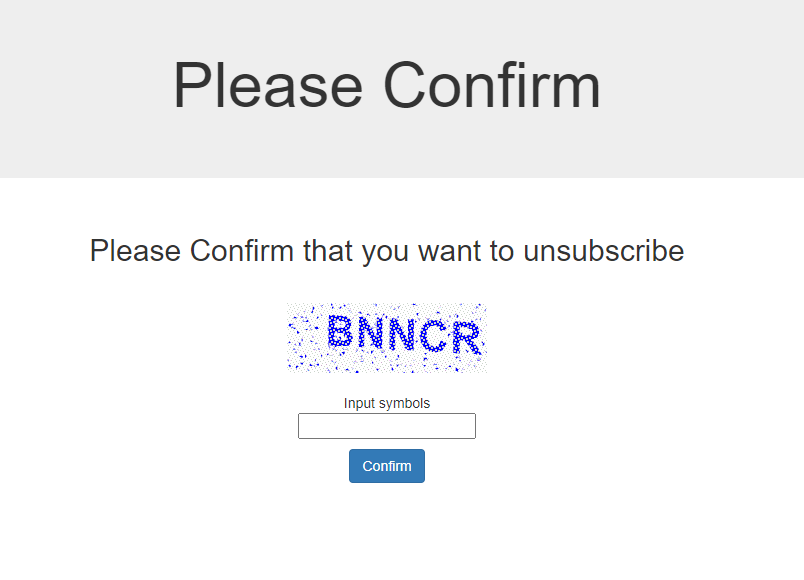 leowebdevo's tweet image. This is the first time that I have encountered bot protection on an email unsubscribe form. #DoBetter #ux #emailmarketing