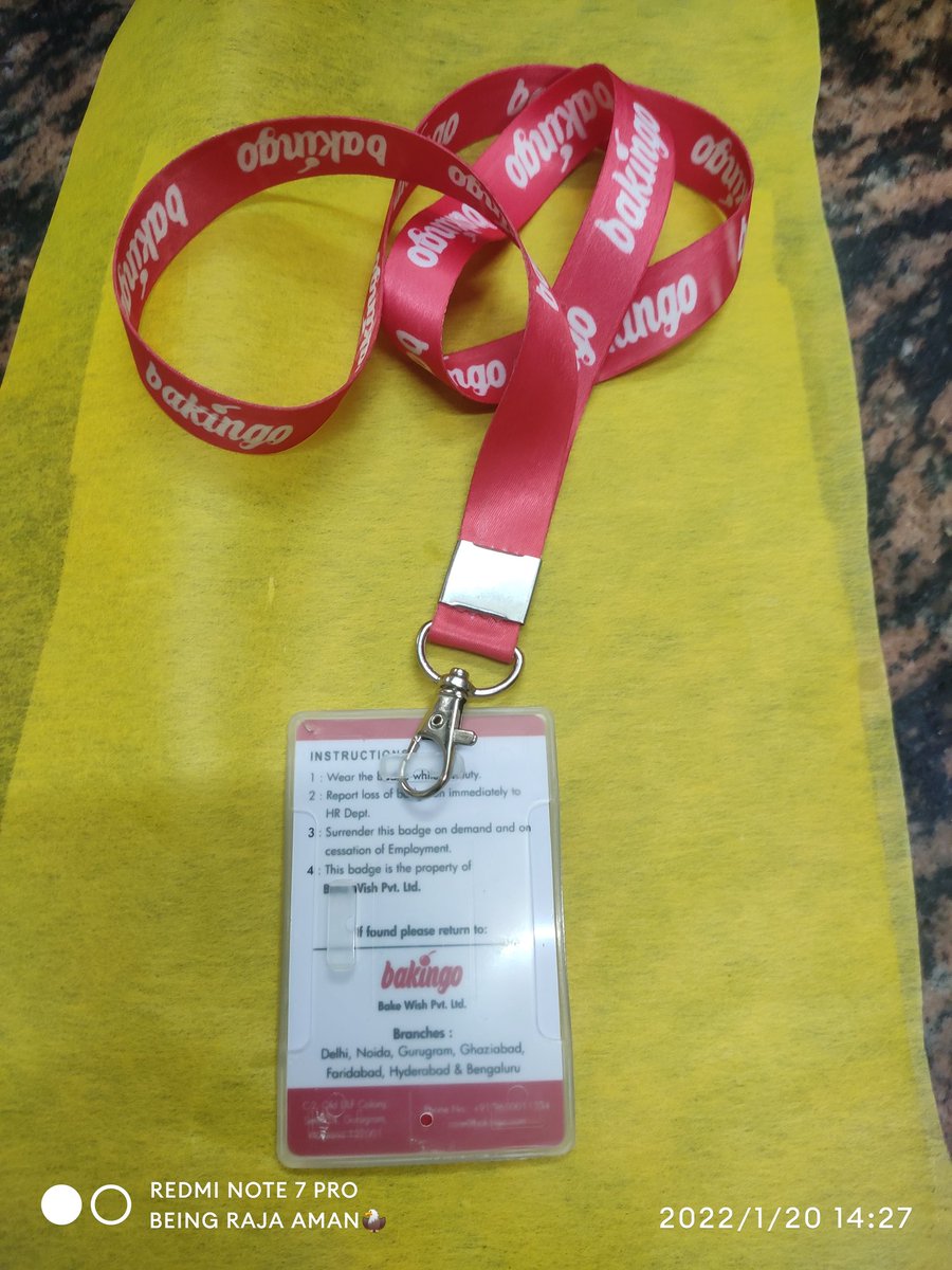 CakeryBaking's tweet photo. #Bakingo ❤️ My ID card
@BeingRajaAman #RajaAman ❤️ https://t.co/CsrjclcbzP