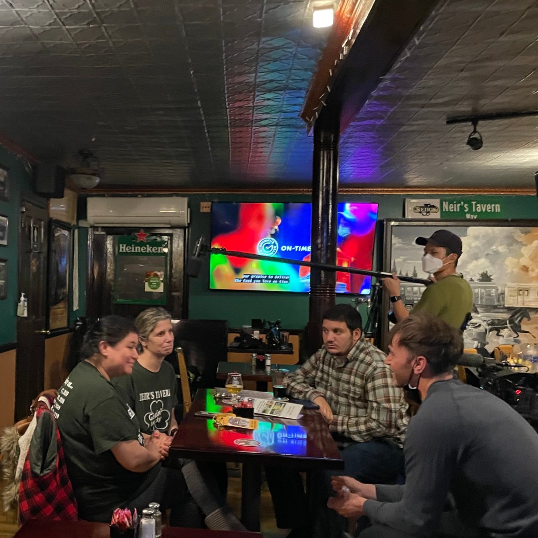 Neirstavern's tweet photo. At the video shoot Monday night, some of our friends and long-time supporters shared their memories, and what Neir's Tavern means to them. What does Neir's mean to you? #NeirsForYears #SharingMemories #Neirs200 #NeirsAmbassadors https://t.co/41LO3WUXSy