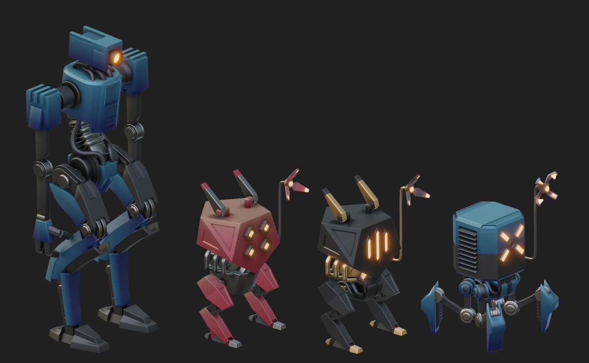 SpaceBotsAvax's tweet photo. Sneek peak of some of our randomly generated NFTs 👀
#AVALIUM $AVAX #AVAX  #AVALANCHE  #P2E #PlayToEarn #NFT #NFTCommunity #P2EGame #NFTGiveaway #Airdrop #Airdrops #GameFi #Whitelist #R2E #wolfgame #PoliceAndThief https://t.co/Vyrs63cW8U