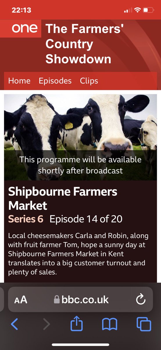 Thank you BBC1 for a great effort in supporting both Tom Cannon’s business and ours. Really well put together. If you are interested iPlayer BBC1 The Farmers Country Showdown, was on today at 15.45.  A nice insight into Kent farming