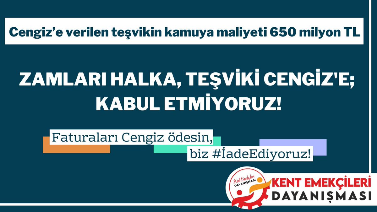 #İadeEdiyoruz 
#ElektrikZammı