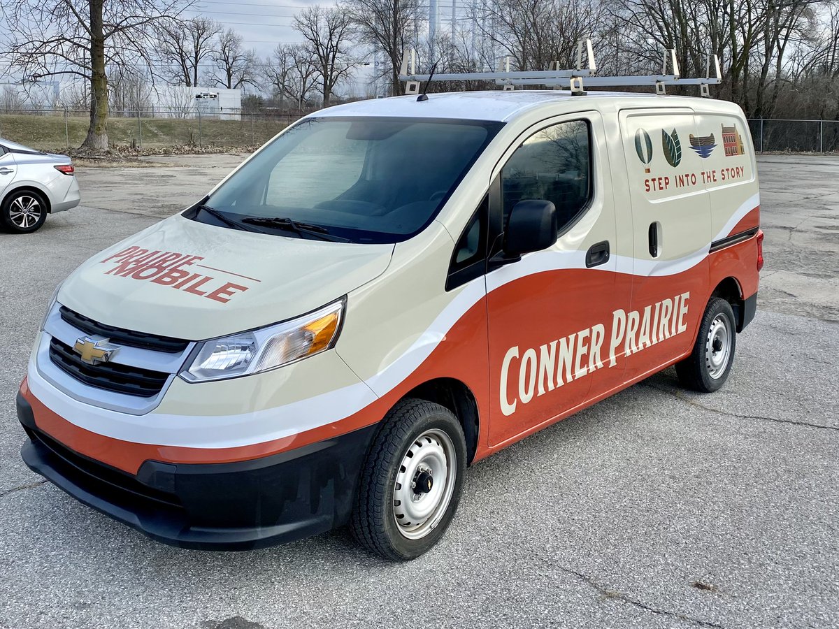 ConnerPrairie's tweet photo. Have you seen the shiny new Prairiemobile? ๐ It recently got a new wrap thanks to Priority Press Printing!
We canโt wait to bring the Prairiemobile to a school and event near you!
#Prairiemobile #ConnerPrairie #ExploreCP https://t.co/iewYYenJja