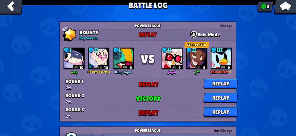 admirableghost's tweet photo. @Frank_Supercell Is there a reason why matchmaking works like this in solo power league? You could easily switch around the players within this match even if your objective is faster matchmaking https://t.co/1qHoMEe7Iw
