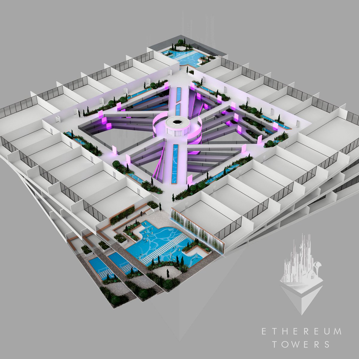 EthereumTowers's tweet photo. 🏗️ CONSTRUCTION UPDATE 🏗️

We're excited to share the updated models for floors 1-99! 

We included softer textures, natural elements and various water sources. Ethereum Towers will be a warm, inviting environment that everyone can enjoy. 💛

Learn more 👉 https://t.co/E8zR2Joexm https://t.co/ppolW9ArTt