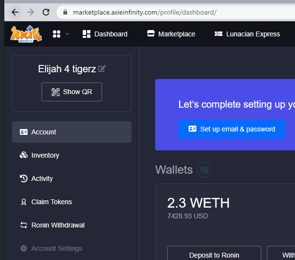 New account - ran out of transactions on main login. Let the floor buying resume. 🐅