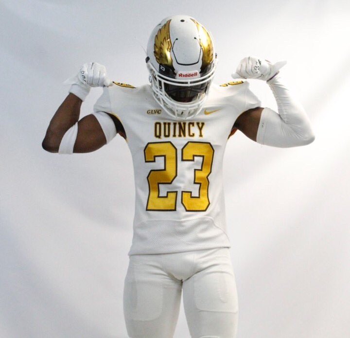 #AGTG 123% COMMITTED!!!! I’d like to start off by thanking God for putting in this position to succeed and further my academic and athletic career at Quincy University!!! Also my mother, family and my coaches for making this happen!! @QUFootball @GaryBassQU <a href="/RamFBHC/">Coach Walters</a>