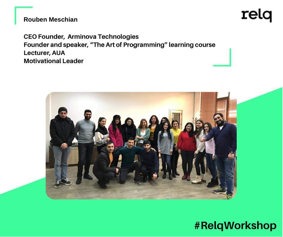 AcademyRelq's tweet photo. #RelqWorkshop 

😉Our students never lack motivation.

✅Yesterday a workshop with Rouben Meschian took place. 

Our guest effectively shared not only useful knowledge but also was able to motivate the participants to build their career path. https://t.co/LhFz4JHGoN