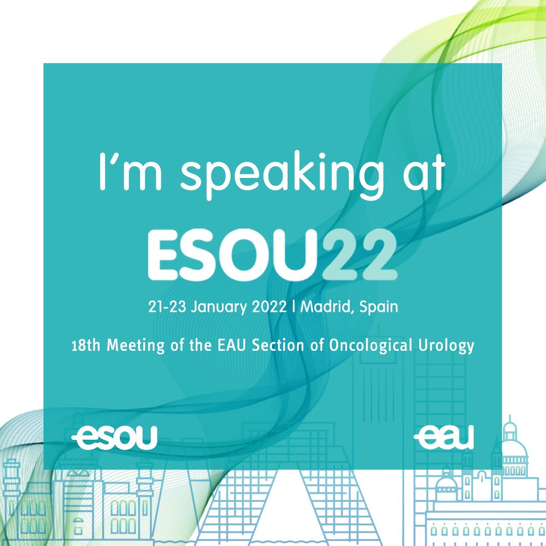 MRoupret's tweet photo. Regardless of #COVID19 outbreak the fight against #cancer still goes on and #esou22 is about to start. Happy to be in Madrid to open this wonderful event @Uroweb @UrowebESU #eauguidelines @MariaJRibal https://t.co/QTpWv66aU3