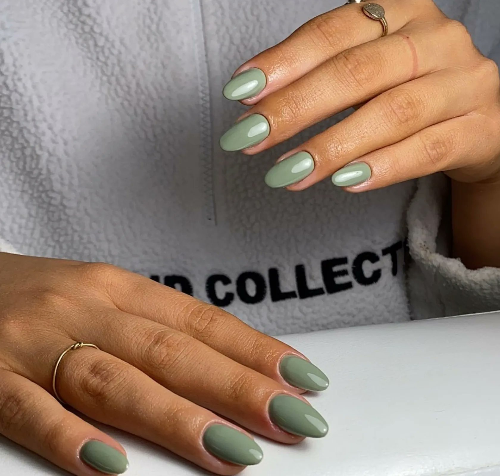 Twitter 上的 Nail Polish Direct™："Shade Sage Green by Halo 💚 We love this  mani by @nblnailsbylucy Get this shade for just £6.26 on Nail Polish Direct  🌿 Free UK Delivery. Next Day