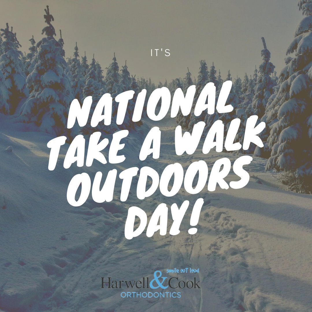 Today is #takeawalkoutdoorsday! 🌲

We're in the middle of winter and everyone needs to get out a little bit more to stay healthy! 🙌