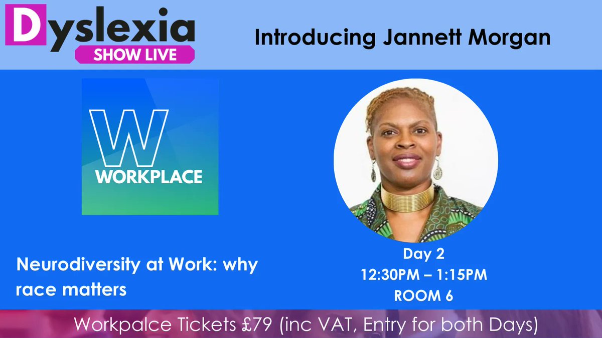 Neurodiversity Show (@neurodshow) on Twitter photo Find out more about our Workplace event buff.ly/3nFOQSO Join our sector leading speakers including <a href="/JannettMorgan/">Jannett Morgan</a>
#inclusion #workplace #dyslexia Find out more about our Workplace event buff.ly/3nFOQSO Join our sector leading speakers including <a href="/JannettMorgan/">Jannett Morgan</a>
#inclusion #workplace #dyslexia