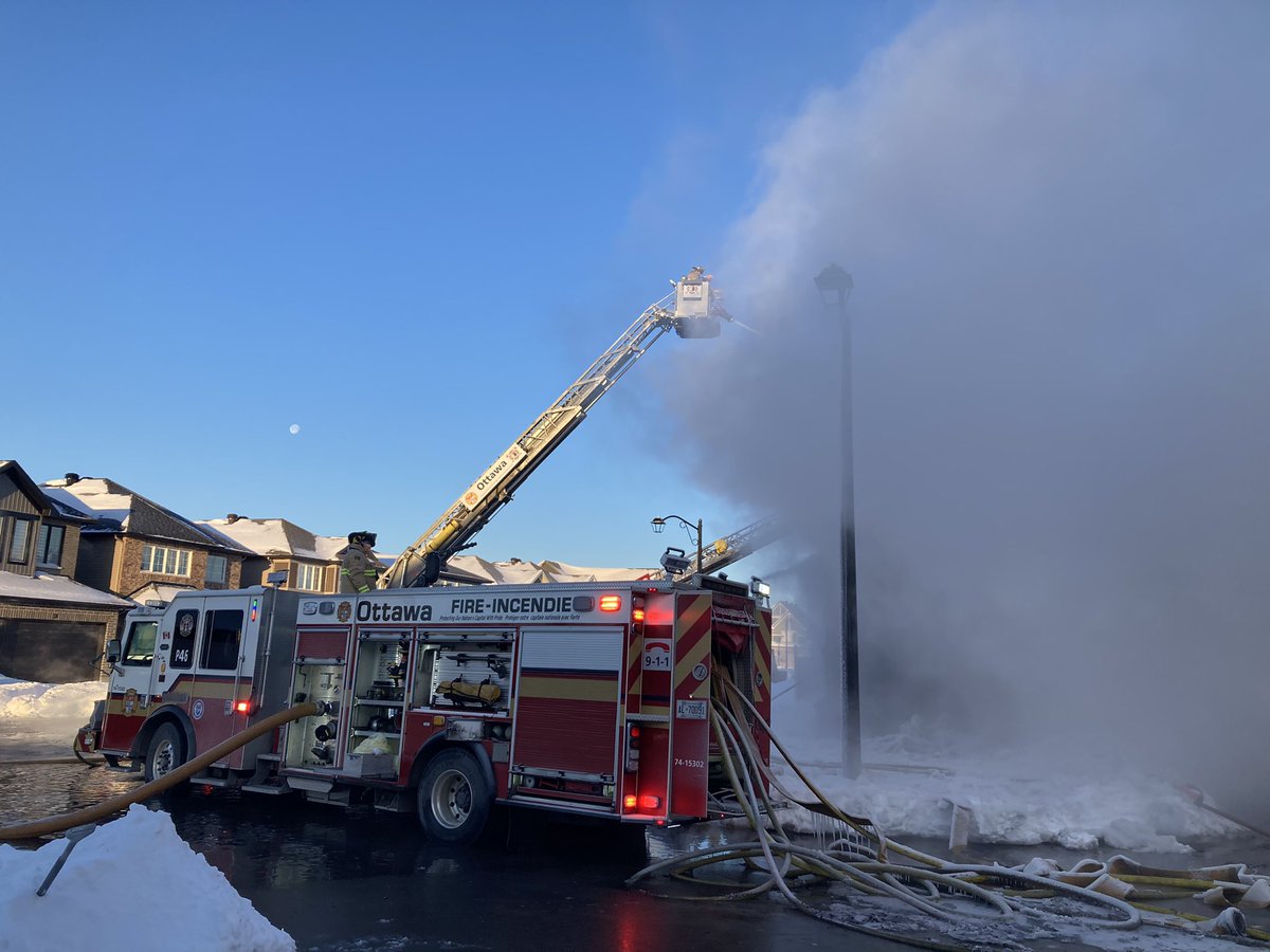 ChiefHorricks's tweet photo. Mother Nature has thrown us a few curveballs over the past couple of days with 50+cm of snow and extremely cold weather, which make fighting fires very difficult. I’m so proud of all @ottawacity services that came together and assisted under tough conditions #proudchief @OttFire https://t.co/IYXiQDPb68