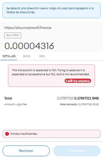 Yisus96_'s tweet photo. Soy nuevo en el juego y tengo problemas. Cuando me dirijo al marketplace) aparte que tarda en cargar) me arroja este error en el MetaMask y cuando intento crear mi manada me dice “minting was canceled” que está pasando? @cryptowolfgame https://t.co/eb3htT40SH