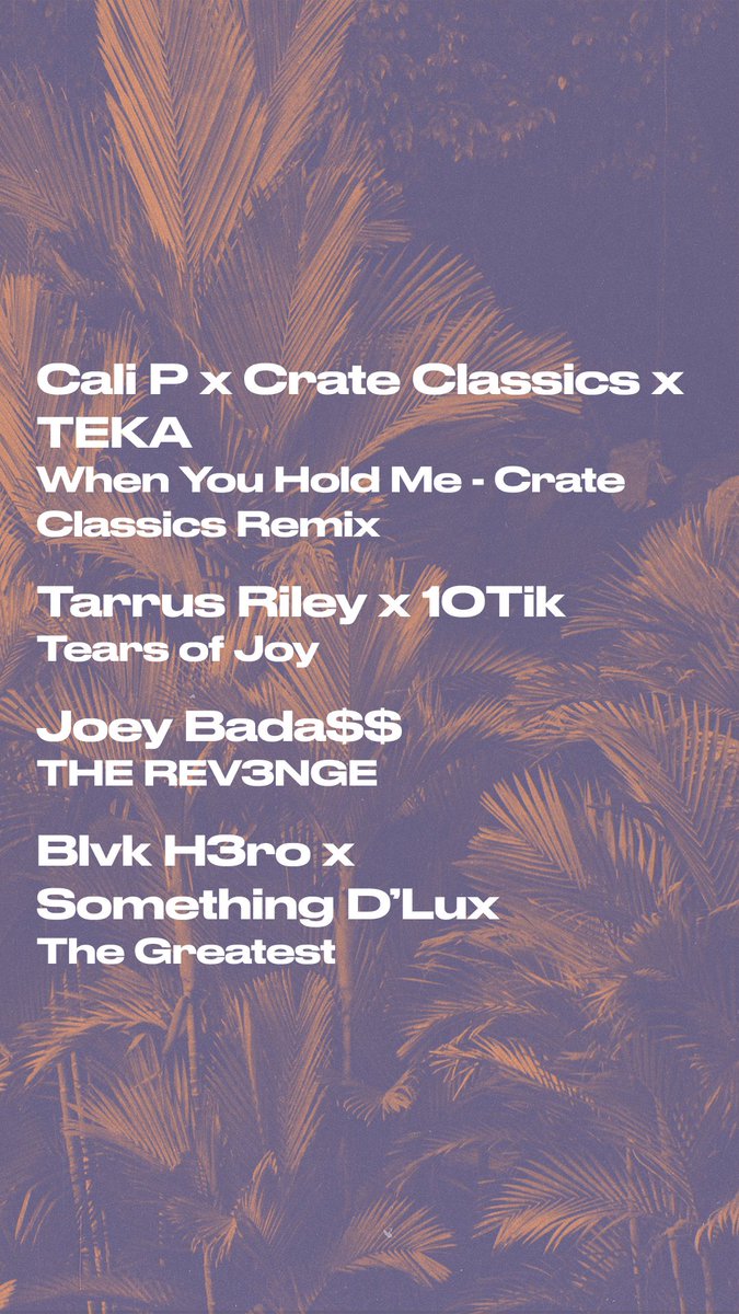 BaddestPlaylist's tweet photo. ✨Playlist update✨ We got 14 big-tunes tunes for you ⚡️The Cover this week makes @FKAtwigs check out her song „darjeeling“ with @JorjaSmith and @unknwnt9  ☄️ Have a great day. Link in Bio!
#baddest #baddestplaylist #reggae #dancehall #afrobeat #hiphop #ukrap  #spotify #playlist https://t.co/His1vYMeLF