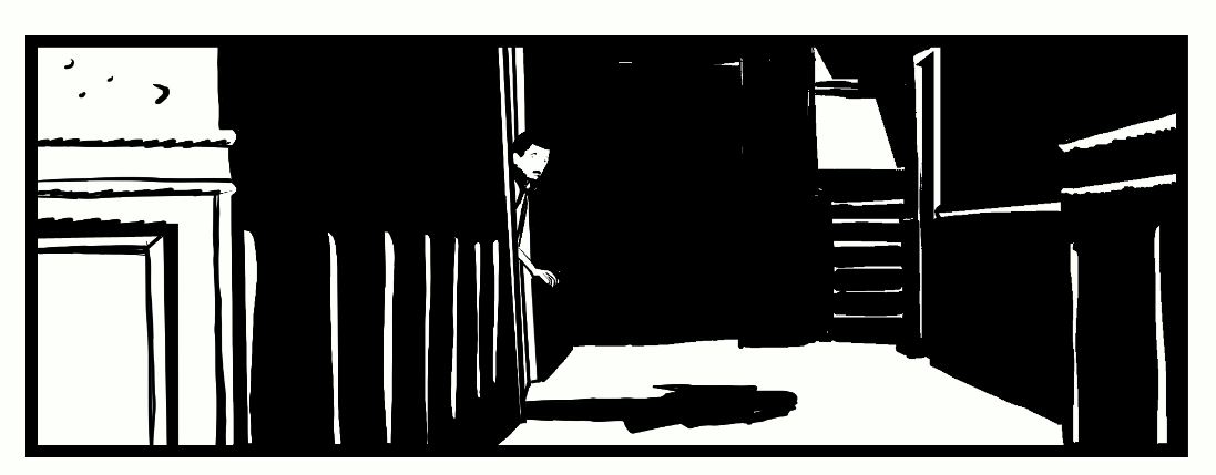 i really do love the editing and the redrawing process of making books, i feel like i get a second chance. But sometimes you have to kill your favorite panels. This one didn't make the cut. (also-editing stage always reminds me why i work digital!)