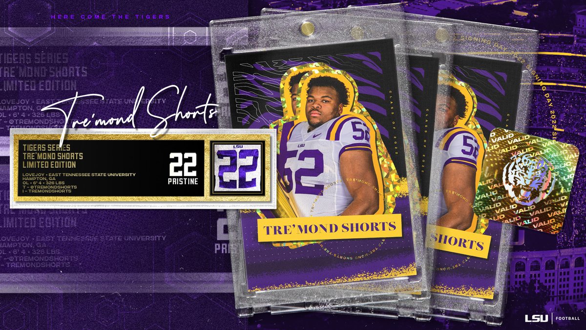 LSUfootball's tweet photo. LSU is home now. Welcome to Baton Rouge, @tremondshorts!

https://t.co/mzjRqVRCO5 https://t.co/rdPh5yjC8d