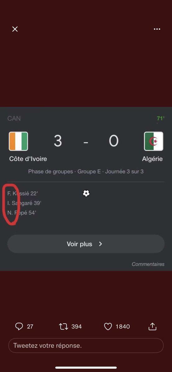 _mariamdiallo's tweet photo. C’était écrit depuis… #can2022 https://t.co/94mdPIygSX