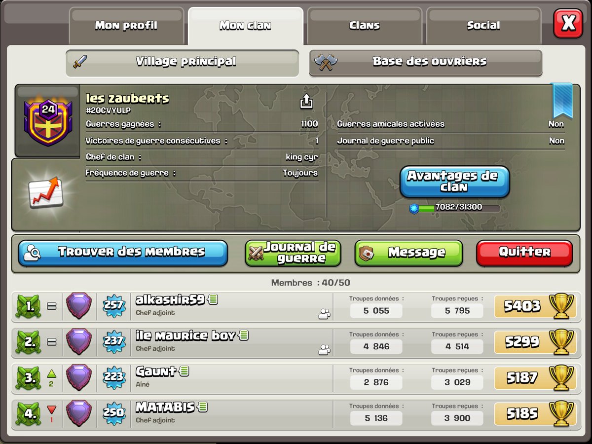 Awesome ! We did it ! 💪🏻🔥

Happy to announce our 1100th war victory on #ClashOfClans ! 🏆⚔️

<a href="/ClashofClans/">Clash of Clans</a> <a href="/ClashofClansFce/">Clash of Clans FR</a>