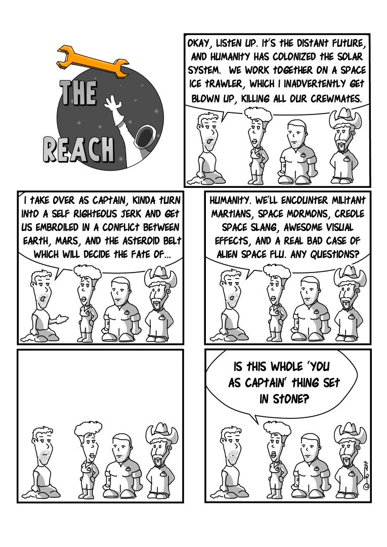Yesterday was my 200th TheReach webcomic! Started in May 2017 as a lighthearted parody of #TheExpanse here we are nearly 5 years later! Not a cent was earned off this labor of love, only ever been about the show & fans. Thanks to all who saw the funny side. #screamingfirehawks