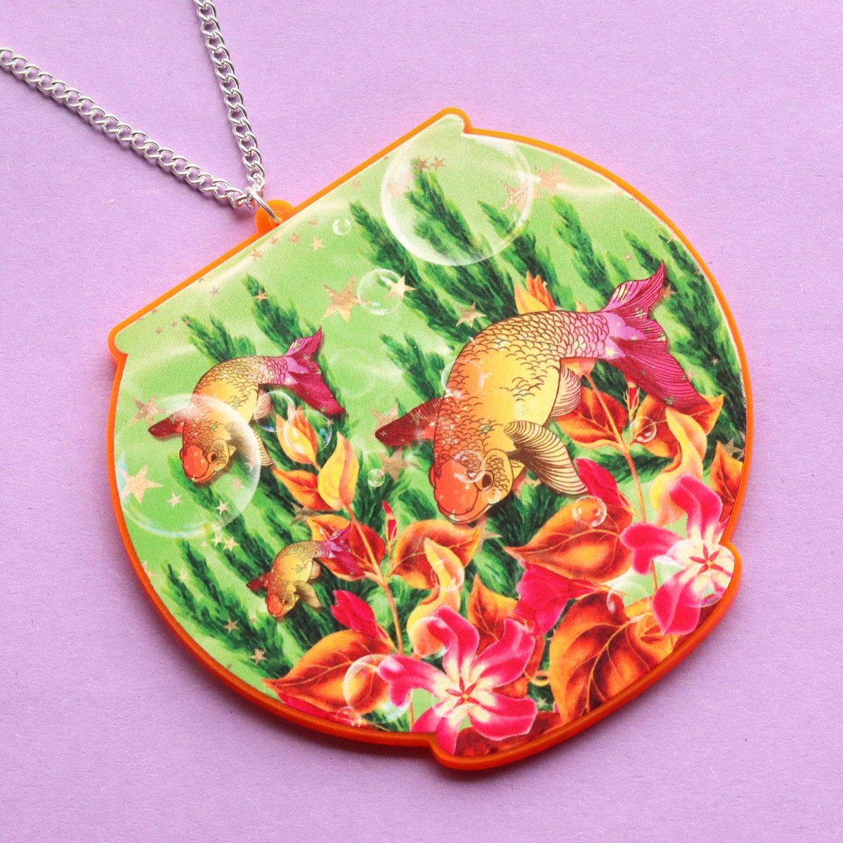 Grunge__Monkey's tweet photo. There is some JUICY ๐ bargains in the sale like our Fish Bowl Statement Necklace, now just ยฃ16, that's 20% off ๐ Add some colour to your outfit and wish the winter blues BYE BYE ๐๐๐๐
#koifish #japanesekoi
#koifishart #magicalfish #fishbowl #funjewellery #funnecklace https://t.co/8gDDSES565