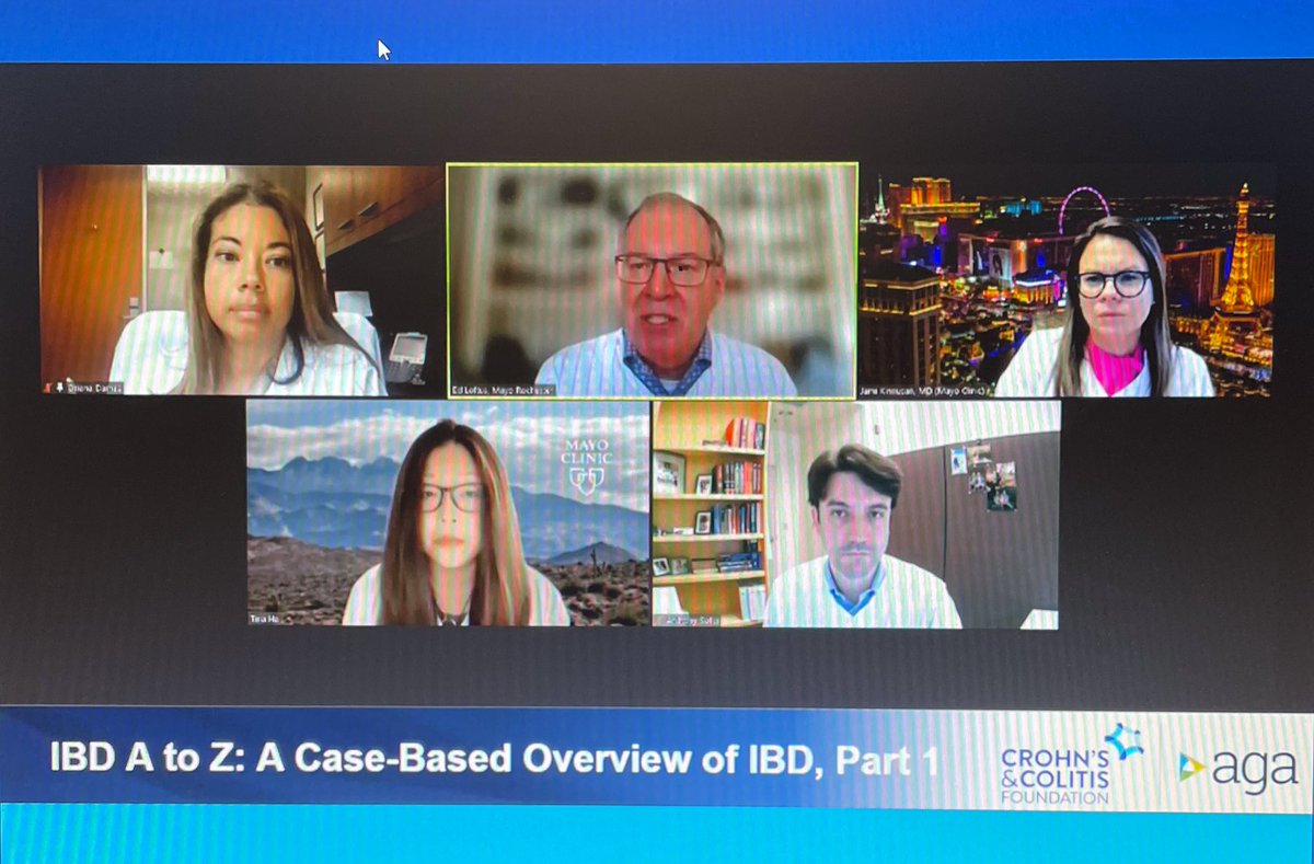 Finished procedures just in time to log in to #CCCongress22 - first up is #IBDAtoZ. Great crew discussing a new dx severe ileal CD in young female. Biologic is necessary, but what about combotx w IMM? SONIC data always impt to go back to, but must discuss goals/risks with pt.