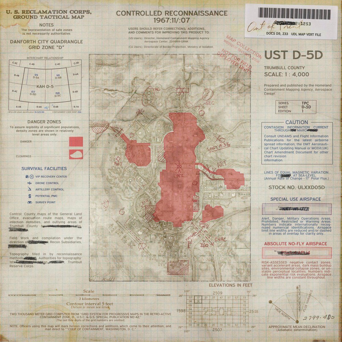 StateOfDecay's tweet photo. Feast your eyes on the amazing detail in this hi-res map of Danforth!👀 

How long could you last in the Danger Zone? #StateOfDecay #Lifeline

📸 u/GhostSalty https://t.co/vztL2BN5DZ
