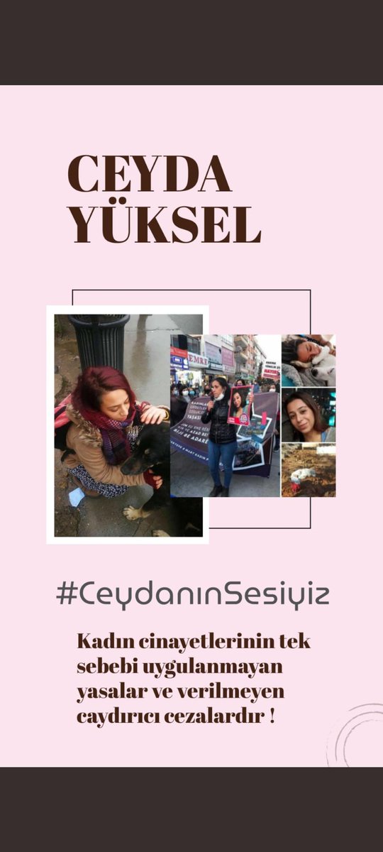 Umarim seni sevdiklerinden koparan cani en agir cezayi alir! #CeydanınSesiyiz