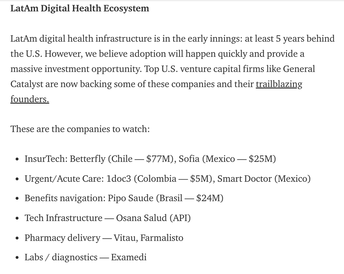 Raihan Faroqui (@rmfnyc1) on Twitter photo Tonight I am hosting a Clubhouse <a href="/medtechclub/">MedTech Club</a> talk at 6-7p ET on LatAm health-tech.
Join <a href="/crivera_84/">Christian Rivera</a> / <a href="/smart_doctor_la/">Smart Doctor LATAM</a>, @Cristian_Kaenz, <a href="/GermanUrreg0/">German Urrego</a>, <a href="/MariaClaraMesa/">Maria Clara Mesa Abad</a> as we discuss investment trends, innovation updates, and challenges.
Link: lnkd.in/eTpgPi4p Tonight I am hosting a Clubhouse <a href="/medtechclub/">MedTech Club</a> talk at 6-7p ET on LatAm health-tech.
Join <a href="/crivera_84/">Christian Rivera</a> / <a href="/smart_doctor_la/">Smart Doctor LATAM</a>, @Cristian_Kaenz, <a href="/GermanUrreg0/">German Urrego</a>, <a href="/MariaClaraMesa/">Maria Clara Mesa Abad</a> as we discuss investment trends, innovation updates, and challenges.
Link: lnkd.in/eTpgPi4p