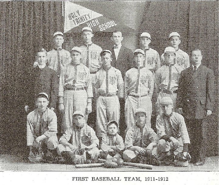 As baseball prepares to return for the Spring, we're throwing it all the way back to 1911 with the first incarnation of HT's baseball team. #throwbackthursday #weareHT #hopetobring #1911 #baseball #studentathlete