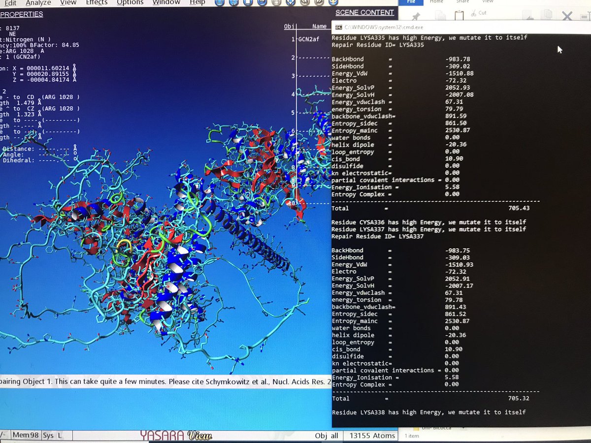 GiuliEman's tweet photo. HAIKU:
Big protein
Slow code
Time to Tweet
#foldX #Yasara https://t.co/sSjIgpza5z