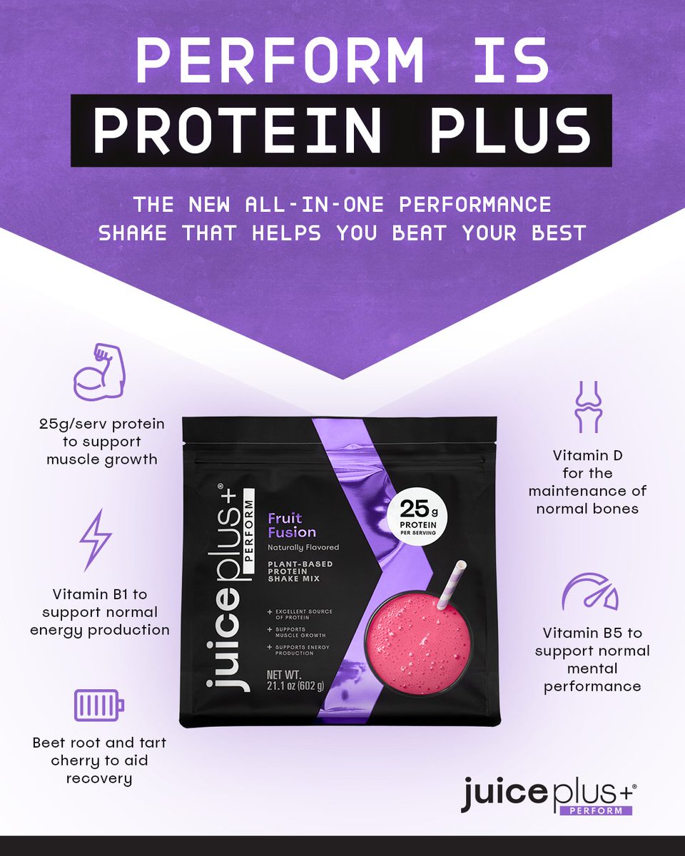 juiceplus's tweet photo. We use soy protein because it’s the only 🌱 plant-based protein source that contains all 9 essential amino acids! Juice Plus+ Perform is made without GMO ingredients, gluten-free NSF-certified &amp; suitable for vegans! 

Visit our website to find out more: https://t.co/mOtJCEzgr5 https://t.co/XYVap9RHZS