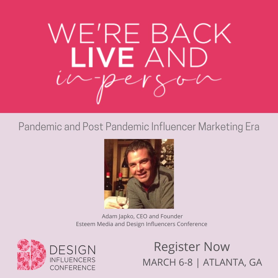 DesignInflConf's tweet image. #DesignInfluencersCon 2022: Explore the 3 dynamics facing our industry and your design business in the pandemic influencer marketing era. designinfluencersconference.com/three-dynamics…