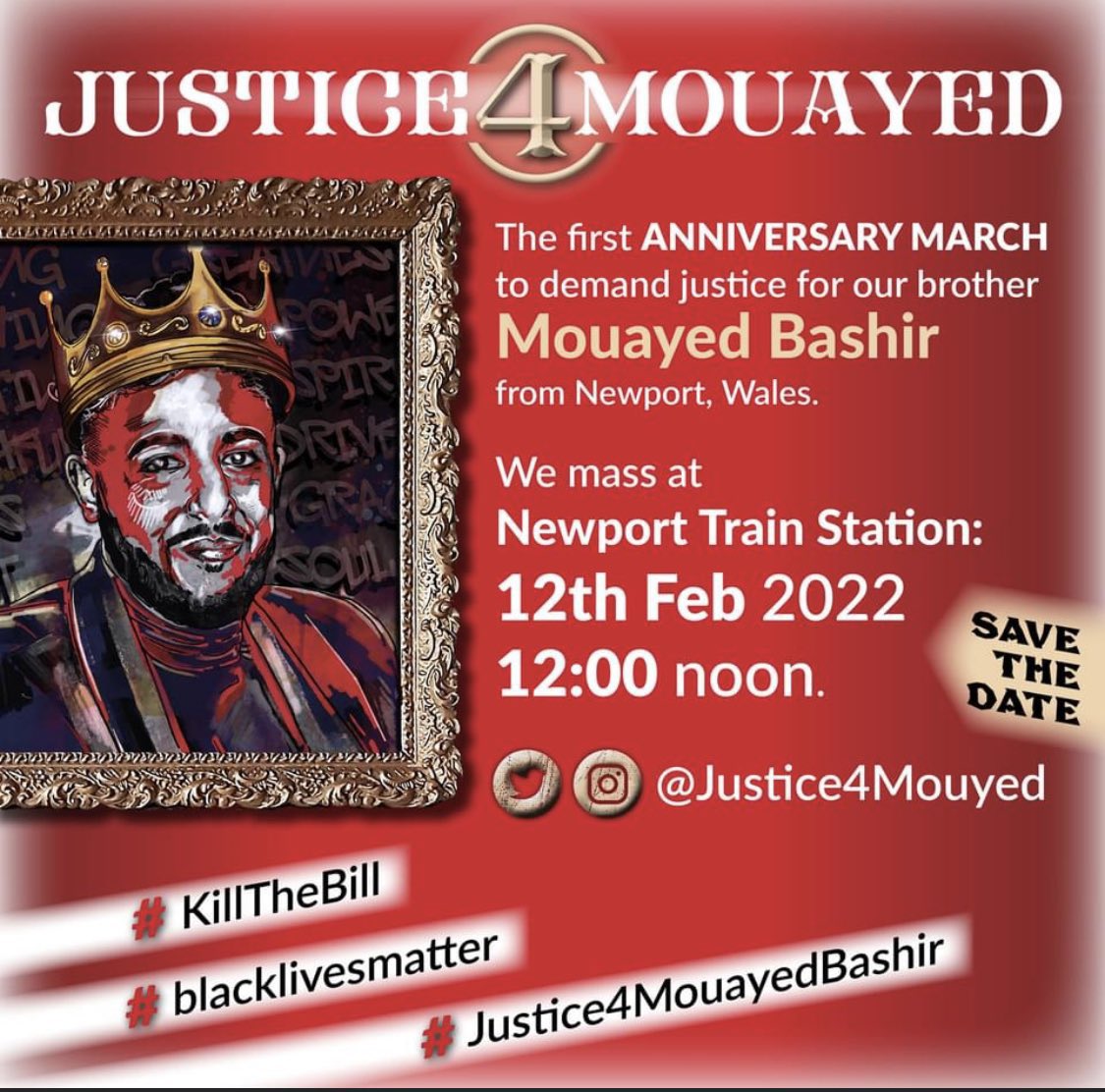 lyricalnsane's tweet photo. Safe the date support @JMouayed family for justice, show up #justice4mouayed 🙏🏾 https://t.co/g8fyBlXopy